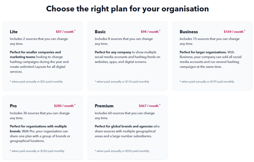 Flockler Pricing